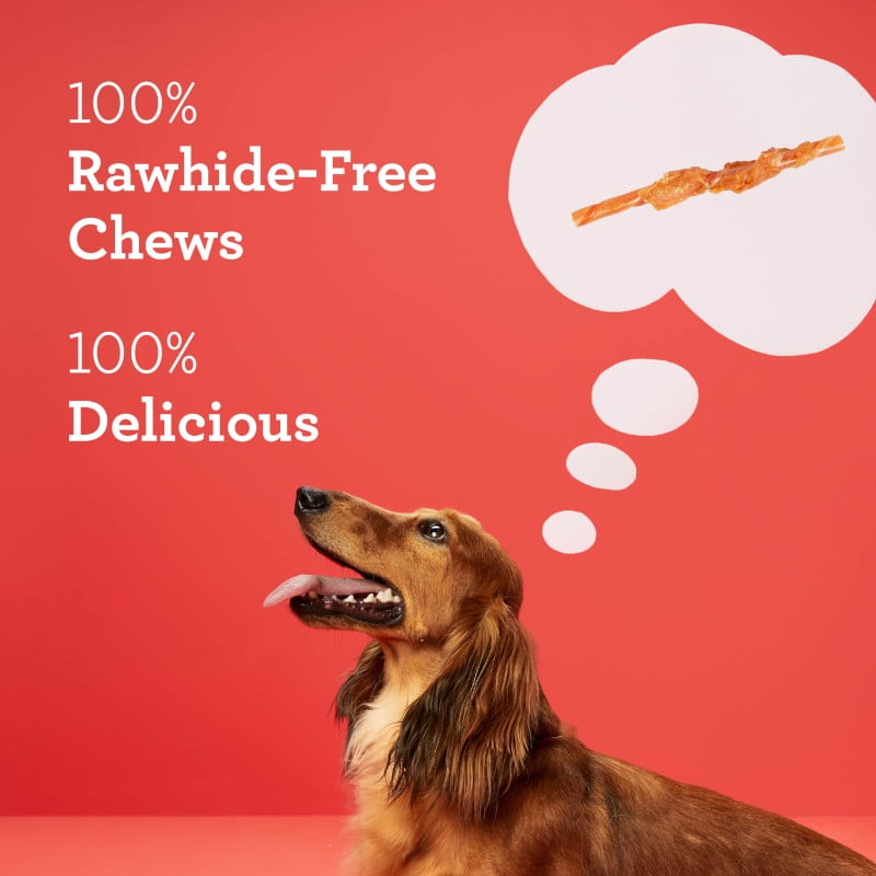 DreamBone Bâtonnets au poulet – Friandises pour chiens sans cuir brut, avec vrai poulet, faciles à digérer, idéales pour entraînement et gâteries