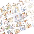 thumbnail image 1 of Cat Stickers Decals, Durable Strong Adhesive 45pcs Multipurpose Cartoon Animal Stickers Decorative  for DIY Craft for Photo Albums, 1 of 7