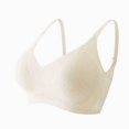 thumbnail image 2 of Tqcoqu Women's Seamless Backless Bra With Gathered Straps No Steel Rings Three Buckles Adjustable Breasts Fixed Cups And Suspender Straps, 2 of 8