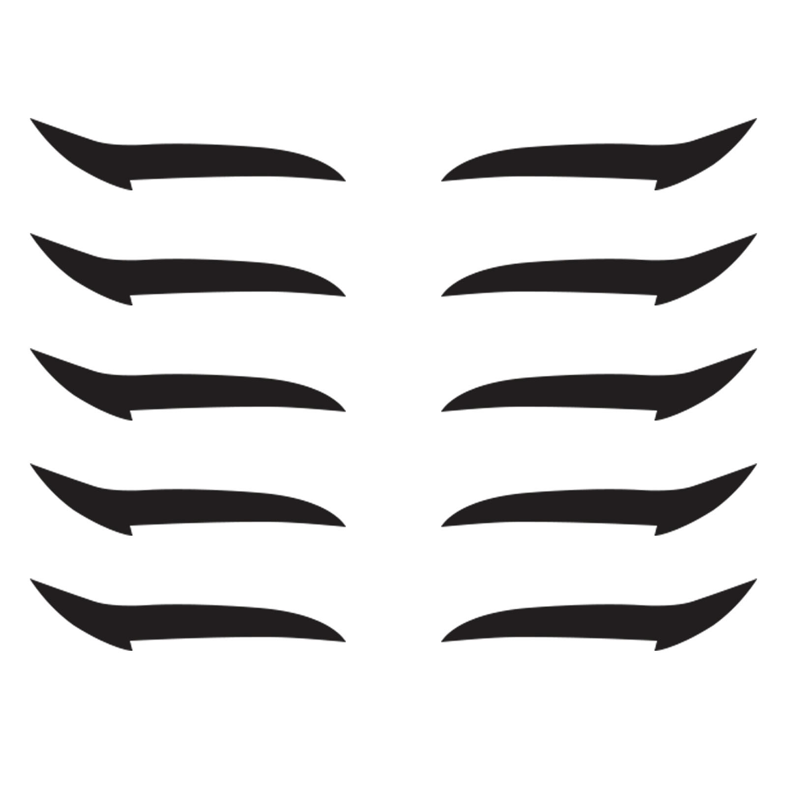Amdohai Eyeliner Sticker Double Eyelid Tape Glitter Eyeliner Eyeshadow Sticker Eye Makeup Tool