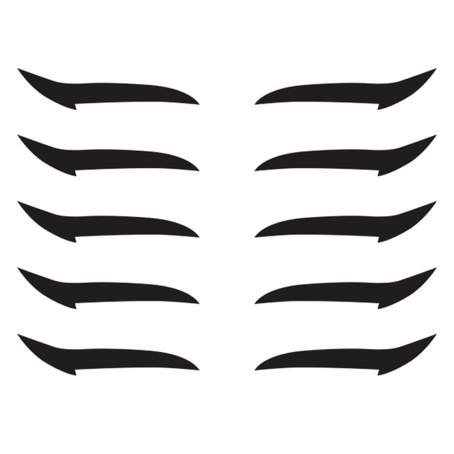 Amdohai Eyeliner Sticker Double Eyelid Tape Glitter Eyeliner Eyeshadow Sticker Eye Makeup Tool