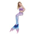 thumbnail image 4 of Xuewenshw 3 Piece Girls Swimsuit Bathing Suits Bikini Fish Tail Set For Girls 3 9 Years Swimsuits 10, 4 of 5