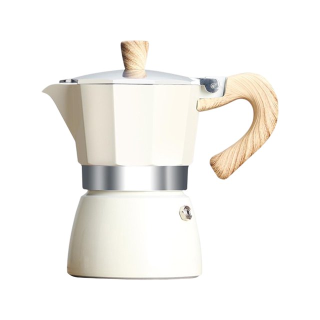 veasfak Coffee Maker Brewer Lightweight Leakproof Kitchen Tools Italian Coffee Pot 3 Cups