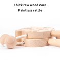 thumbnail image 2 of XZNGL Log Cartoon Rattle Baby Toy Newborn Baby Can Shaking Drum Traditional Childrens Early Education, 2 of 8