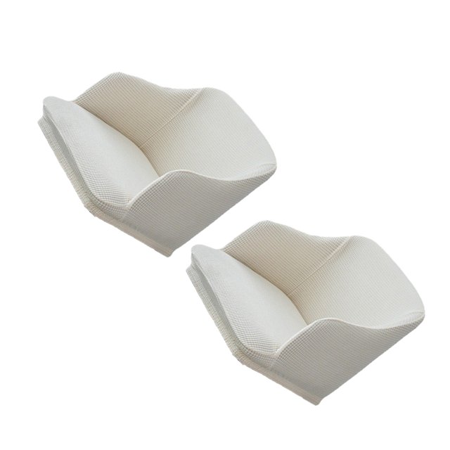 Transemion 2x Quick Installation And Easy Care Stretchy Chair Covers For Maintenance High Elastic Full off-white 1Set