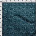 thumbnail image 4 of oneOone Polyester Spandex Dark Teal Blue Fabric Abstract Sewing Craft Projects Fabric Prints By Yard 56 Inch Wide, 4 of 4
