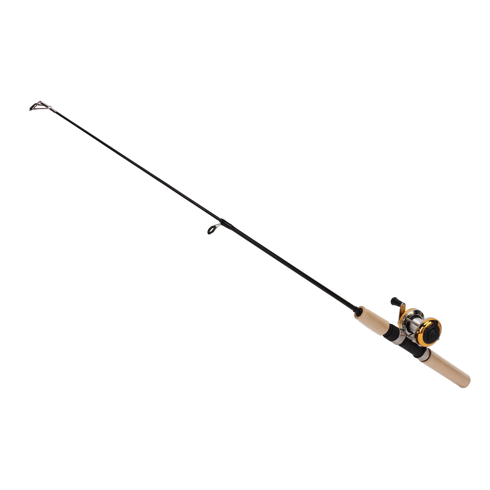 Ice Fishing Pole, Metal Ultralight Ice Fishing Rod Copper  For Outdoor