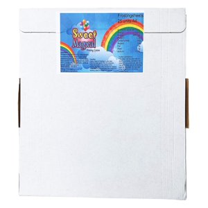 SWEET & MAGICAL Système d'impression, papier Wafer, 25 les unités, A4 8-1/2 X 10-1/2 Zone imprimable, couleur blanche