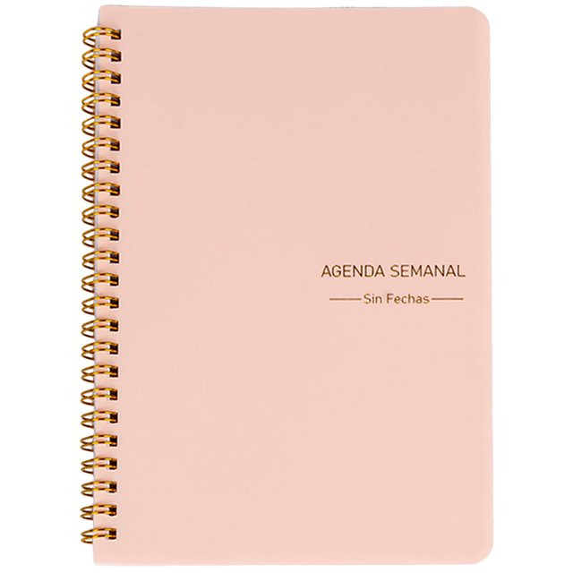 Bloc-notes à Spirale A5 Carnet Décoratif Horaire Bloc-Notes Agenda Bloc-Notes Portable Bloc-Notes pour Étudiants