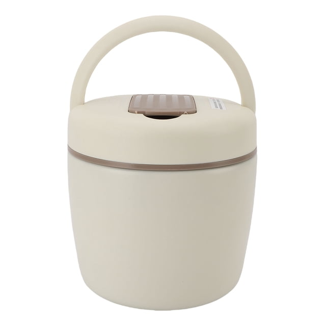 Thermal Lunch Box, Single Layer Food Storage Container Stainless Steel Soup Container for Office School Travel Picnic