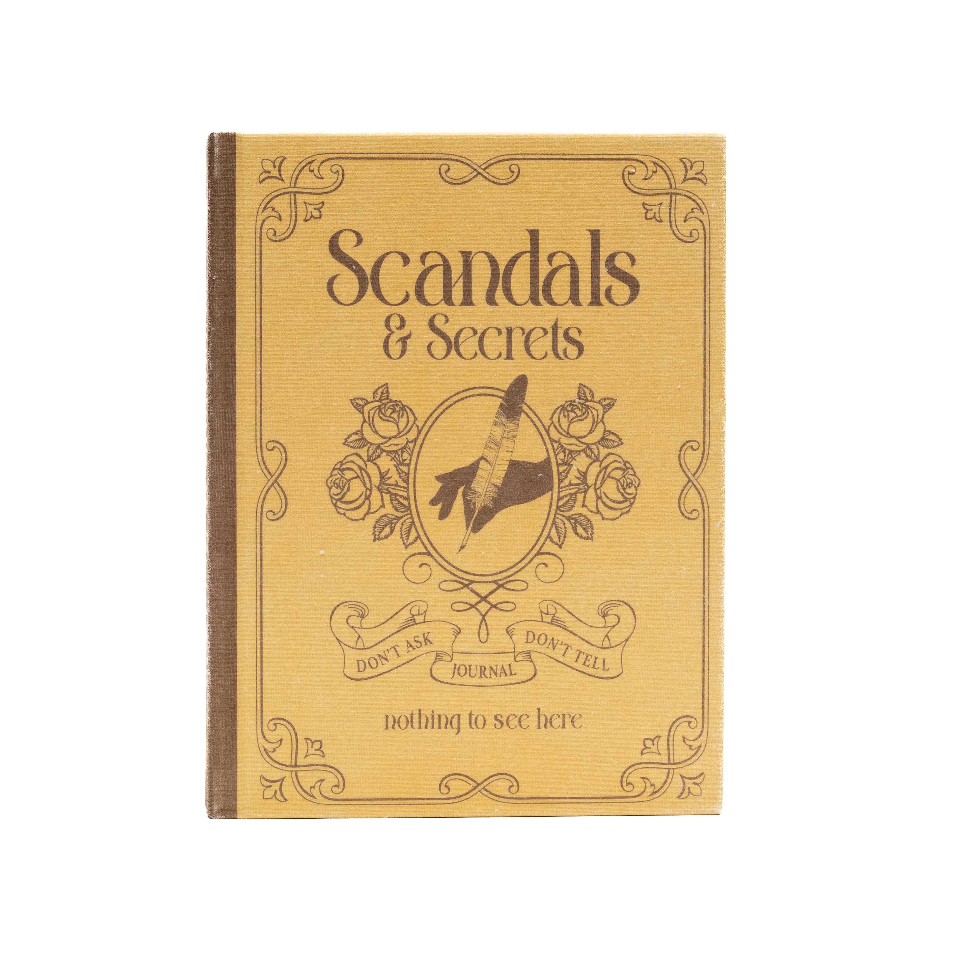 U Style Scandals and Secrets Book Cloth Casebound Journal, 6" x 8", 200 Sheets