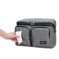 thumbnail image 4 of Sunveno Universal Stroller Organizer – Multifunction Diaper Bag & Baby Essentials Storage, Gray, 4 of 9