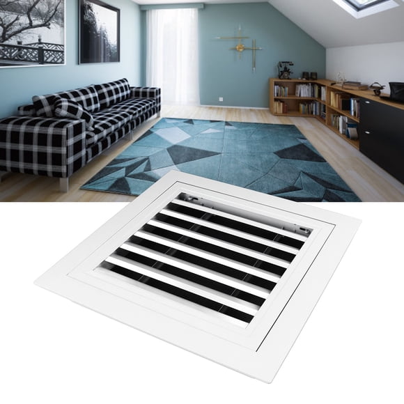 Gable Vent Cover, Ventilation Wall Air Grille 29.5x29.5cm Inner Size For Office