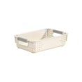 thumbnail image 2 of Kmonabie Upgraded Stackable Storage Bins with Handle, White Plastic Organizer Containers for Kitchen Pantry Bathroom Cabinet Drawer Wardrobe Organization, 2 of 6