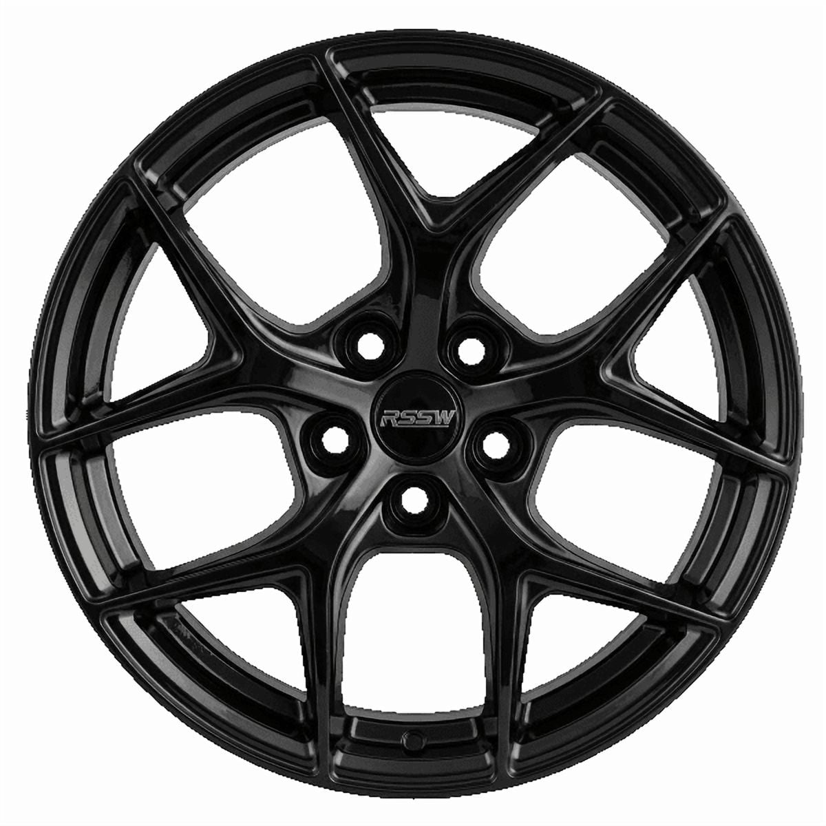 RSSW Boost Gloss Black 16X6.5 Alloy Wheel for cars and SUVs with 5-114.3 bolt pattern, 40 mm offset and 64.1 centerbore