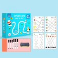 thumbnail image 1 of PENGXIANG Magical Tracing Workbook Reusable Calligraphy Copybook Toddler Learning Activities For Kids Children  E, 1 of 7