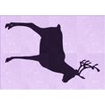 thumbnail image 1 of Ahgly Company Machine Washable Indoor Rectangle Transitional Purple Flower Purple Area Rugs, 4' x 6', 1 of 7