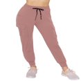 thumbnail image 2 of CHOK Pantalon Cargo Jogger Décontracté Super Doux pour Femmes Noir G, 2 of 6