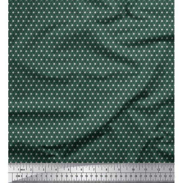 Soimoi Rayon Fabric Artistic Floral Shirting Decor Fabric Printed Yard 56 Inch Wide