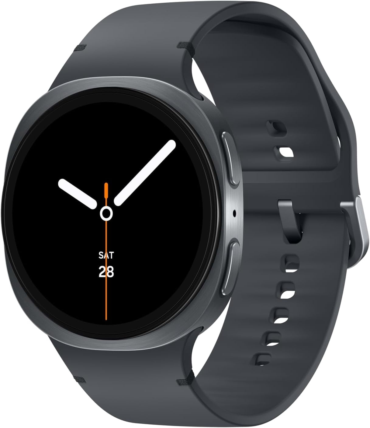 Restored Samsung Galaxy Watch8 Smartwatch (44mm, Graphite) Bluetooth Wear OS, AMOLED Display, Fitness & Sleep Tracking - Refurbished Fair