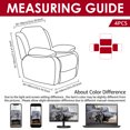 thumbnail image 2 of Dznils Housse Extensible Imprimée pour Fauteuil Inclinable en Polyester, Gris, 2 of 9