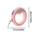 thumbnail image 3 of TIELUTT Automatic Retractable Dog Leash Extendable Pet with Escape Lock for Small & Medium Dogs Dog Leash Chain Chew Proof Two Dog Retractable Leash Small Dog Dog Leash Large Dogs Small Dog Training L, 3 of 5