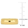 thumbnail image 4 of Ladies 6mm Polished Finish Wedding Band in 10k Yellow Gold, 4 of 5