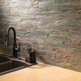 thumbnail image 2 of Aspect Peel and Stick Stone Overlay Kitchen Backsplash - Weathered Quartz (Approx. 15 sq ft Kit), 2 of 2