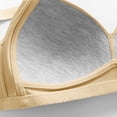 thumbnail image 3 of fheaev Soutien-Gorge Grande Taille pour Femmes Soutiens-Gorge Sans Armatures Impression Rassemblé Grande Taille Sans Armature Bretelles Réglables Couverture Complète Rehausseur Soutiens-Gorge Quotidiens sous-Vêtements, 3 of 4