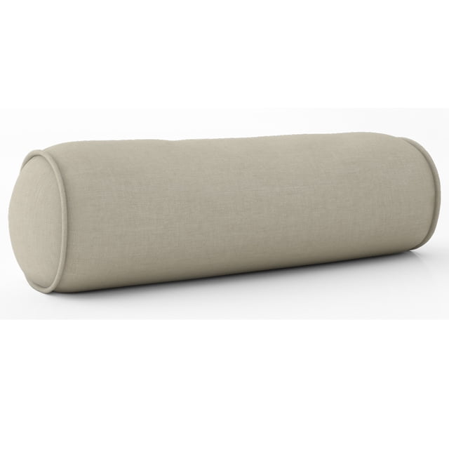 Coussin traversin en chenille - Taupe