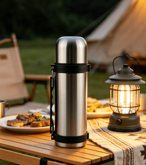 Mainstays 1L Flacon isolé en acier inoxydable pour boissons chaudes et froides