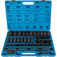 thumbnail image 1 of KFFKFF Impact Socket Collection, 1/2 Inches, 43 Units, Standard Socket Variety, 1/2 Inches Drive Socket Kit 6-Point Sockets Metric 9-30mm (Standard/Deep), 1 of 9