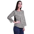thumbnail image 3 of Moomaya Tunique d'Été Décontractée pour Femmes à Manches Longues avec Boutons Imprimés et Col Rond, 3 of 5