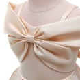 thumbnail image 4 of SXcggal One Robe Élégante pour Fille, Épaules Dénudées, Ligne A, Décontractée, Robe de Fête, Belle, Respirante, Mignonne, Robe pour Fille, 4 of 7