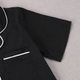 thumbnail image 4 of SUNSIOM Women 2PCS Pajama Set, Dot/Striped Short Sleeve Top, Short Pants, 4 of 7