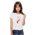 thumbnail image 1 of Rbaofujie T-Shirts pour Enfants Filles Garçons Manches Courtes Col Rond T-Shirts Chemises Sport Décontracté Chandail à Enfiler Hauts, 1 of 6