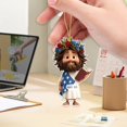 thumbnail image 1 of Graduation Season 2D Flat Acrylic Car Hanging Ornament & Backpack Charm, Commemorative Keepsake for Academic Achievements Celebration, 1 of 5
