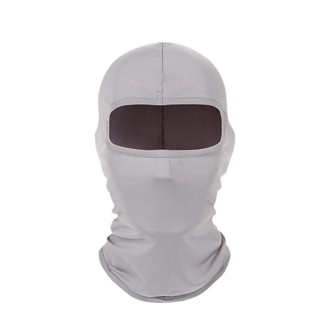 CSChome Cycling Face Guard Solid Color Balaclava Ski Face Guard Outdoor Fishing Riding Cooling Neck Gaiter Full Head Windproof Sunscreen Headgear