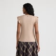 thumbnail image 3 of Mexx Women’s Crew Neck Knit Top with Ruffle Sleeves, 3 of 5