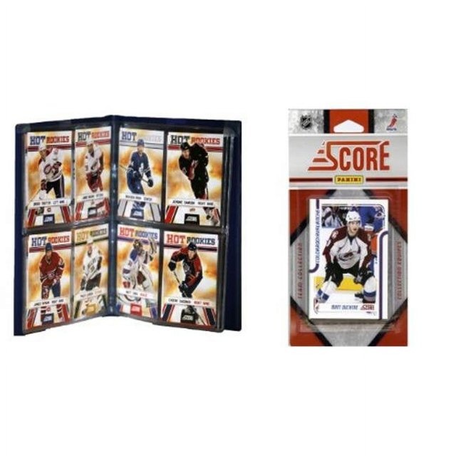 C & I Collectables 2011AVSTS NHL Colorado Avalanche Licensed 2011 Score Team Set and Storage Album