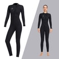 thumbnail image 4 of Combinaison de Plongée Intégrale en Néoprène 3 mm, Protection de Combinaison de Plongée pour Surf, Snorkeling, Kayak - Femmes, P, 4 of 8
