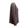 thumbnail image 4 of EGNMCR Chandails pour Femmes Couleur Unie Manches Longues Chandail Chemise Chandail Hauts, Cadeaux pour Femmes, 4 of 6