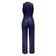 thumbnail image 4 of Weiqiqre Womens Overalls Sparkly Sequin Jumpsuit Ladies Shiny Sequin Overalls Pants, 4 of 5