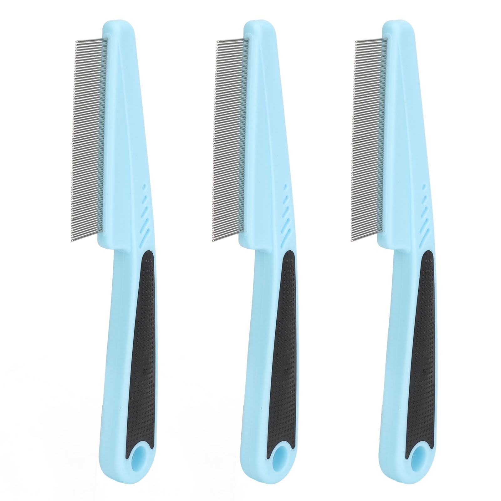 Flea Comb for Dogs and Cats, Flea Face Comb Stainless Steel Pet Lice Comb Remove  and Flea Eggs, Fine Tooth Tear Stain Remover Metal Comb Flea Comb for Dogs