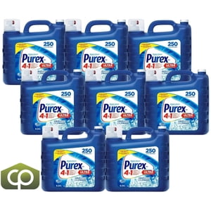 Purex Cold Water Ultra Concentrated Laundry Detergent - 250 Wash Loads(8/Case)-TOTAL 2000 LOADS