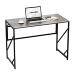 Elephance Bureau de pliage Bureau d'informatique pour le bureau à domicile, bureau d'étude sans assemblage Bureau de bureau Table pliable pour petits espaces