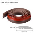 thumbnail image 2 of Unique Bargains Floor Transition Strip 6.6Ft 2 Meter Self Adhesive for Height 5mm Dark Brown, 2 of 6