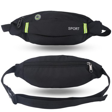 Cergrey Sac de Ceinture de Sport, 3 Couleurs Hommes Femmes Sport de Plein Air Course Cyclisme Gym Sac de Ceinture de Taille Sac en Nylon, Sac de Taille