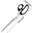 thumbnail image 3 of A Stainless Steel Scissors With Plastic Handle Large Size Fabric Leather Cutting Scissors For Household Office Use Multi-Purpose Sharp Sewing Scissors, 3 of 9