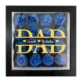 thumbnail image 2 of EGNMCR Personalized Mom Flower Shadow Box With Name Preserved Rose Picture Frame Customized Memory Shadow Box Frame Flower Display Case Birthday Gifts For Mom Grandma carpet rake, 2 of 7